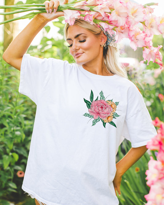 Flower Market Pocket Peony Design