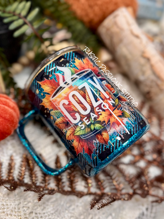 12 oz Cozy Season Fall Plaid Mug