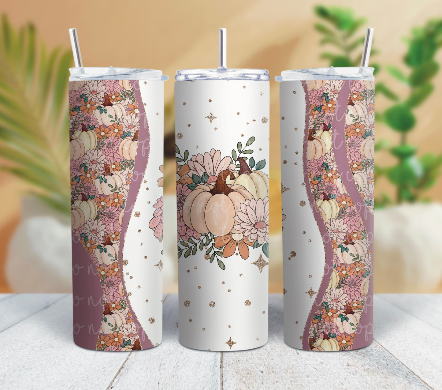 Pink Pumpkins Wrap