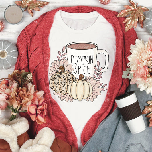 Floral Pumpkin Spice PNG