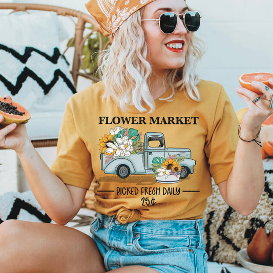 Flower Market Vintage Truck