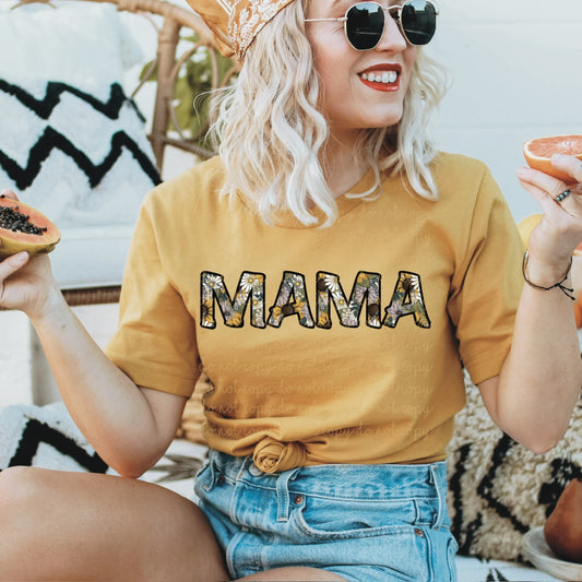 MAMA Sunflower Design