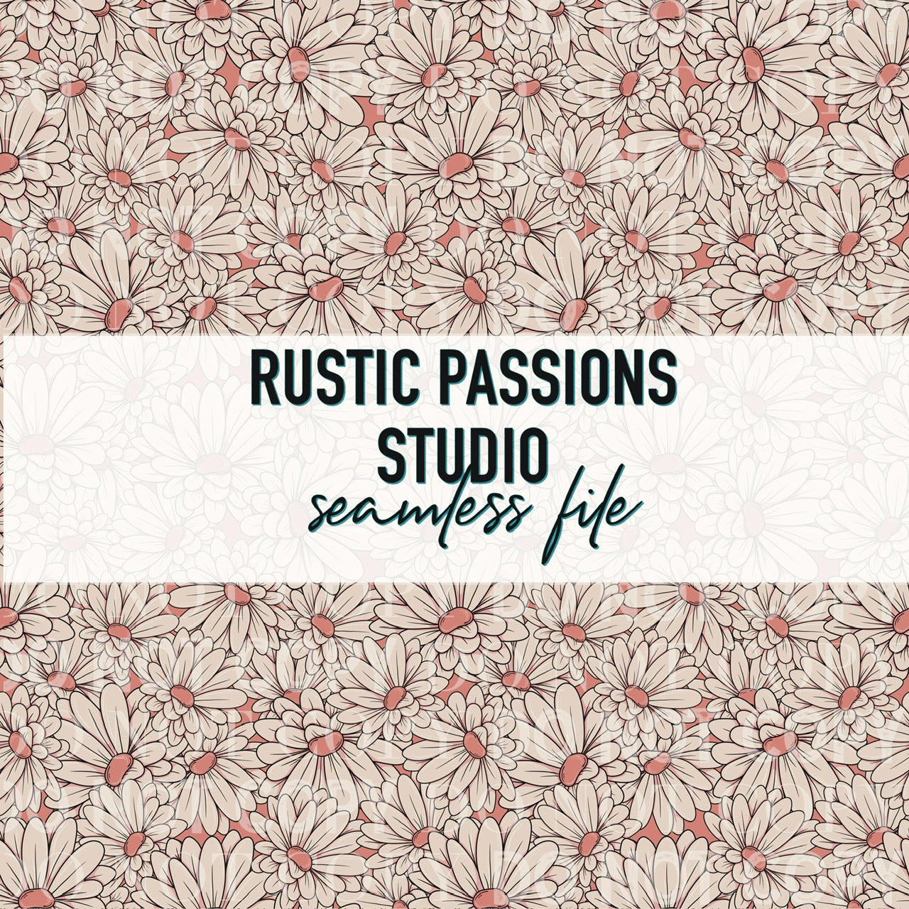 Coral Floral Seamless