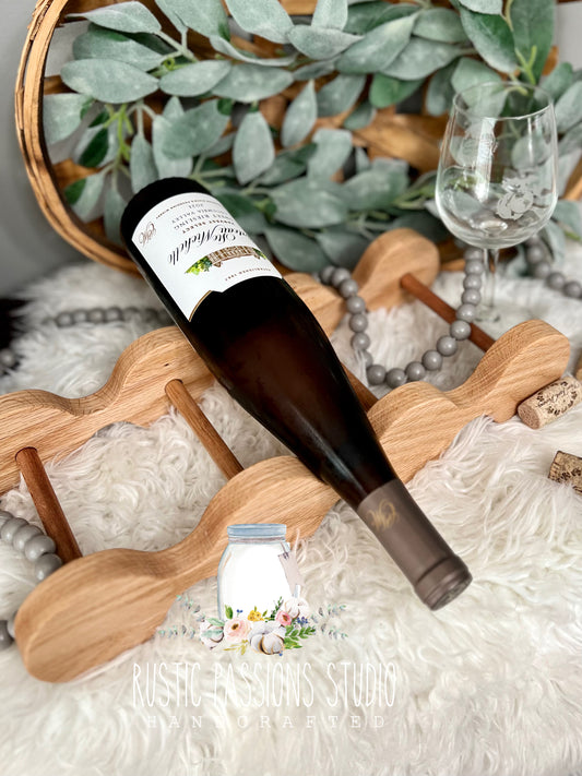 3 Bottle Round Wine Rack