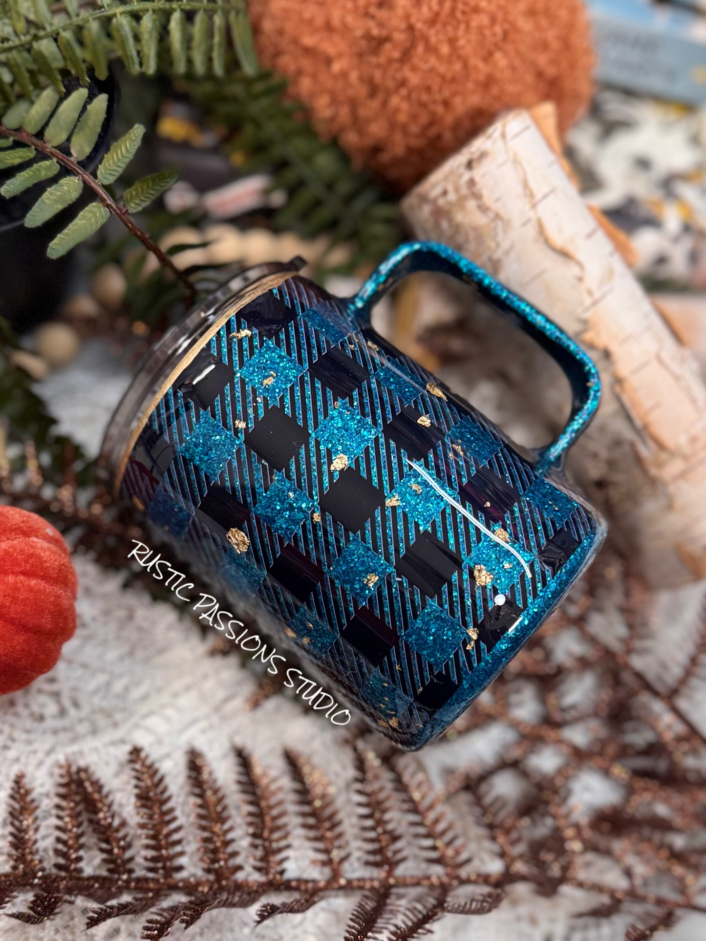 12 oz Cozy Season Fall Plaid Mug