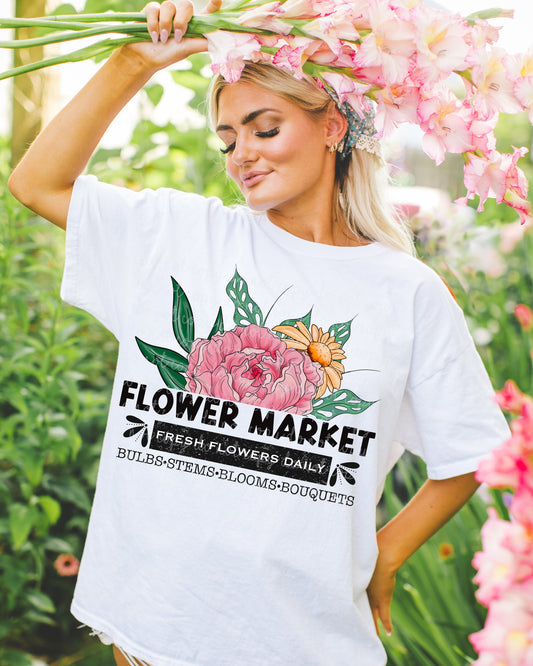 Summer Flower Market PNG