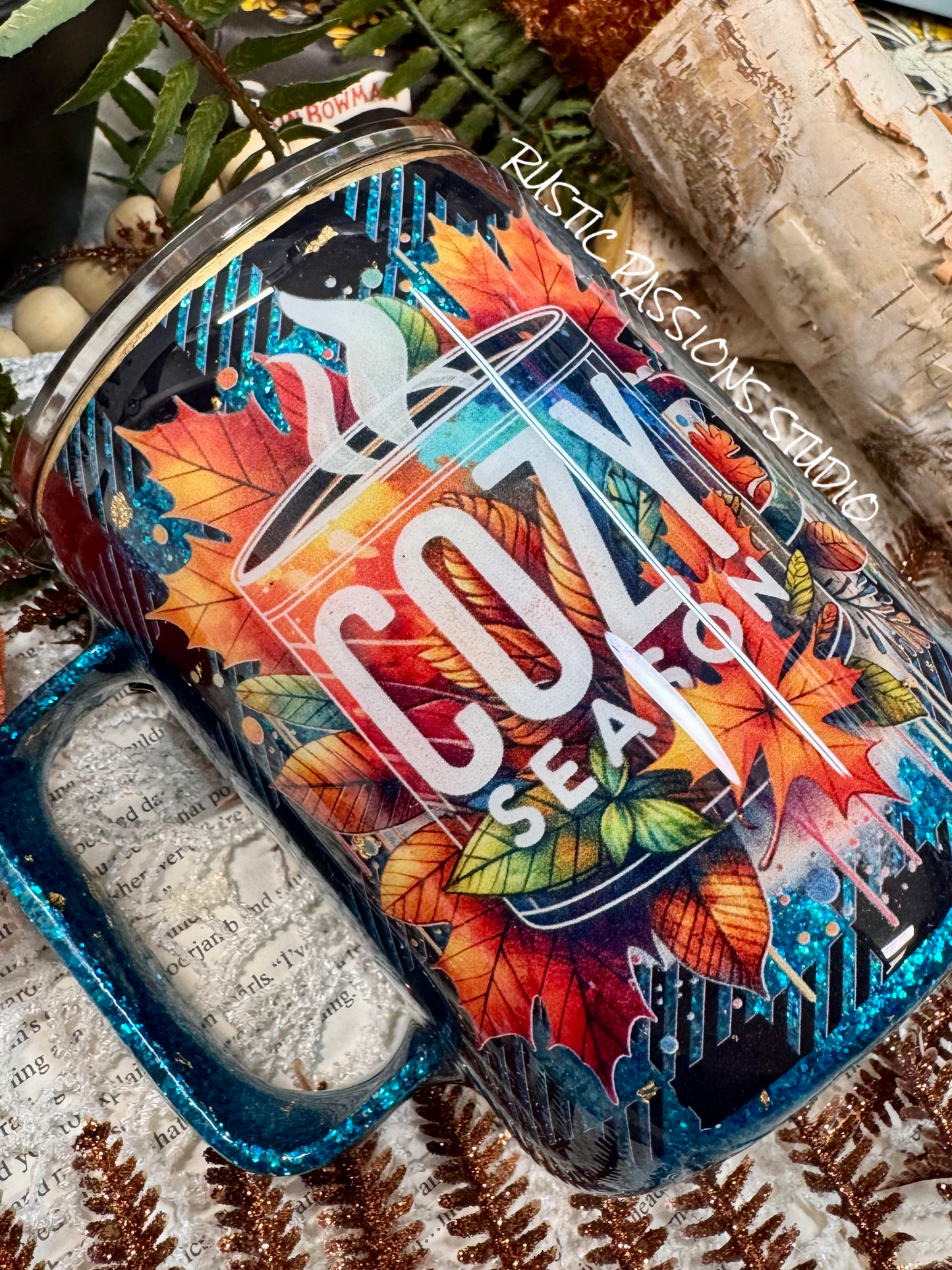 12 oz Cozy Season Fall Plaid Mug