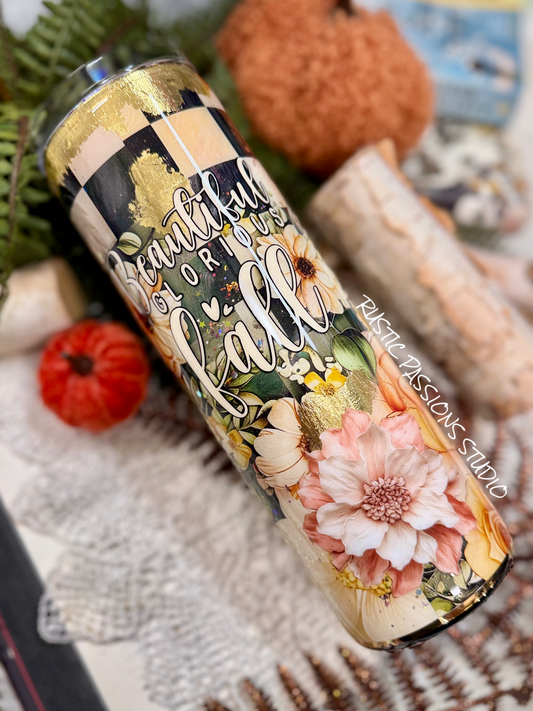 30 oz Beautiful Glorious Fall Tumbler