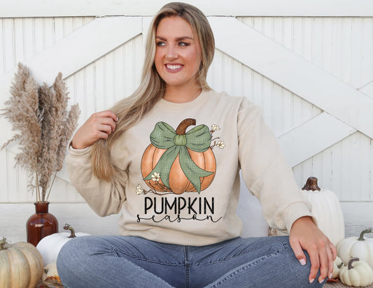 Pumpkin Season Floral PNG