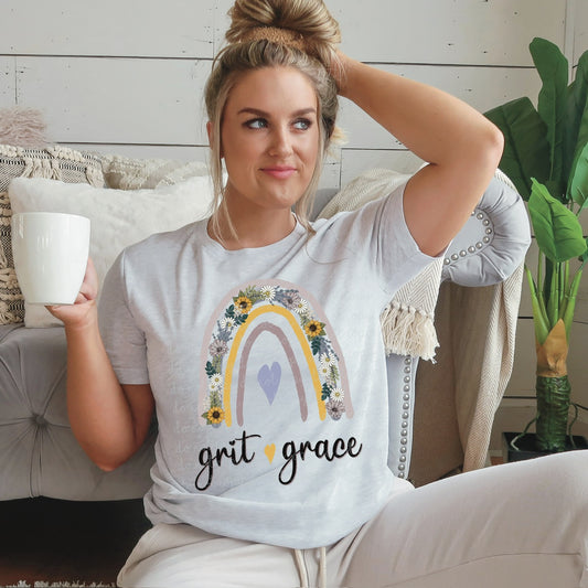 Grit & Grace Floral Rainbow