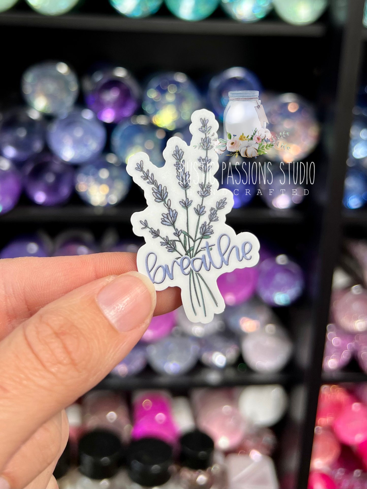 Lavender Breath 2" Sticker