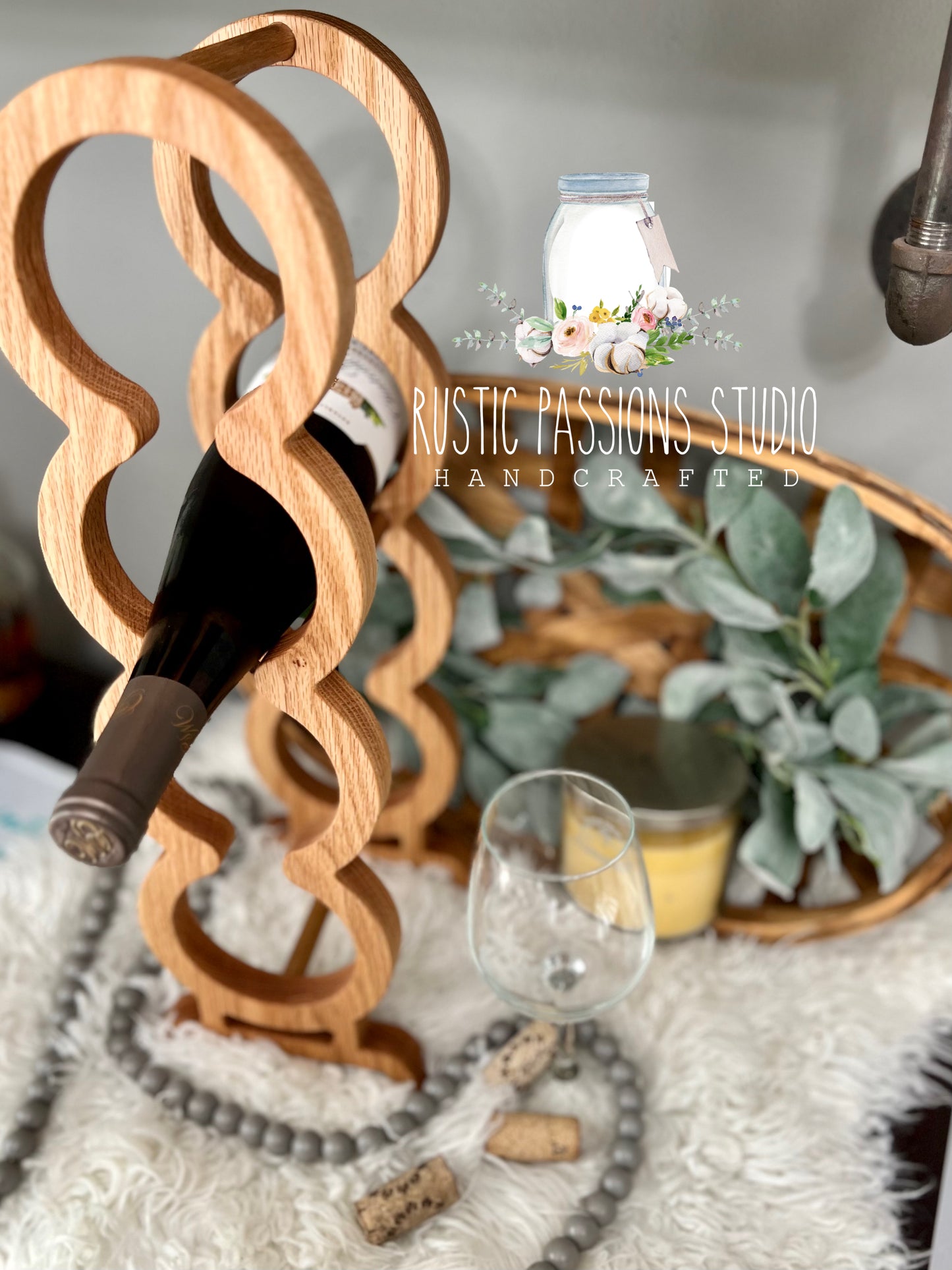 Round 4 Bottle Wine Rack